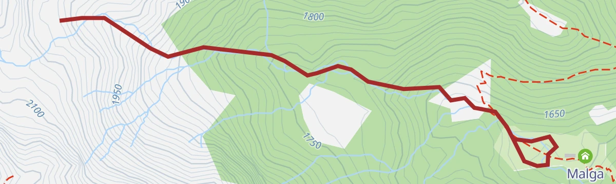 Route map: Rio Quarazza B4